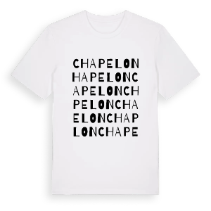 Chapelon ordlek t-shirt – ekologisk bomull t-shirt från Pinshirt