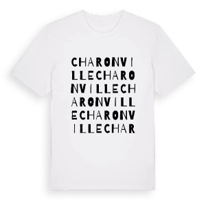 Charonville ordlek t-shirt – ekologisk bomull t-shirt från Pinshirt