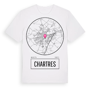 Chartres t-shirt – ekologisk bomull t-shirt från Pinshirt