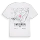 Chasseneuil karta t-shirt