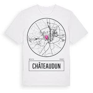 Châteaudun t-shirt – ekologisk bomull t-shirt från Pinshirt