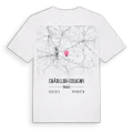 Châtillon-Coligny karta t-shirt