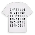 Châtillon-Coligny ordlek t-shirt