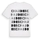 Chaudon ordlek t-shirt