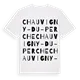 Chauvigny-du-Perche ordlek t-shirt