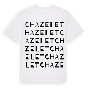 Chazelet ordlek t-shirt – ekologisk bomull t-shirt från Pinshirt