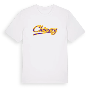 Chémery baseball t-shirt – ekologisk bomull t-shirt från Pinshirt