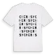 Cherisy ordlek t-shirt