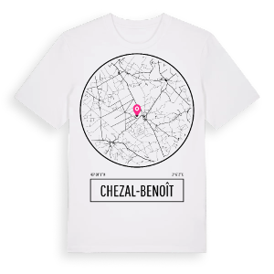Chezal-Benoît t-shirt – ekologisk bomull t-shirt från Pinshirt
