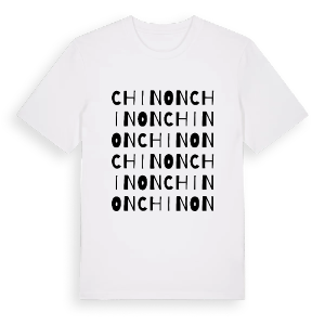 Chinon ordlek t-shirt – ekologisk bomull t-shirt från Pinshirt