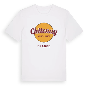 Chitenay cirkel t-shirt – ekologisk bomull t-shirt från Pinshirt