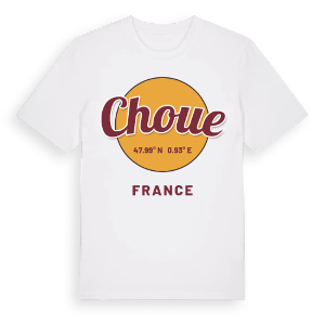 Choue cirkel t-shirt – ekologisk bomull t-shirt från Pinshirt