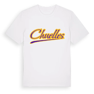 Chuelles baseball t-shirt – ekologisk bomull t-shirt från Pinshirt