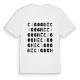 Cigogné ordlek t-shirt