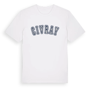 Civray college t-shirt – ekologisk bomull t-shirt från Pinshirt