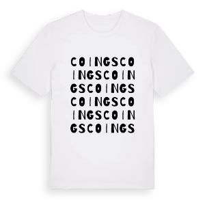 Coings ordlek t-shirt – ekologisk bomull t-shirt från Pinshirt