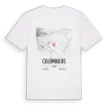 Colombiers karta t-shirt