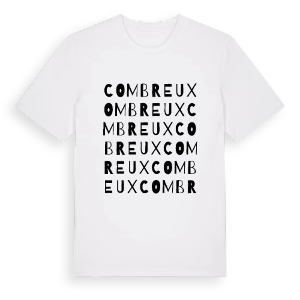 Combreux ordlek t-shirt – ekologisk bomull t-shirt från Pinshirt