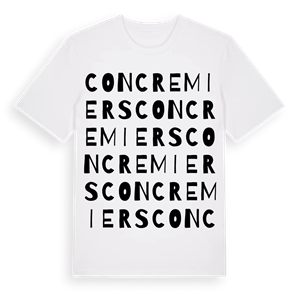 Concremiers ordlek t-shirt – ekologisk bomull t-shirt från Pinshirt