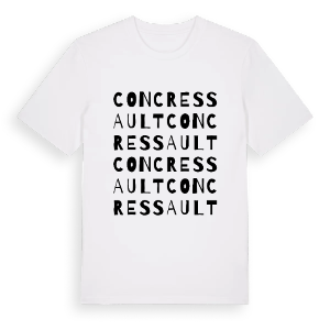 Concressault ordlek t-shirt – ekologisk bomull t-shirt från Pinshirt