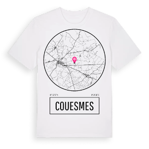 Couesmes t-shirt – ekologisk bomull t-shirt från Pinshirt