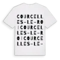 Courcelles-le-Roi ordlek t-shirt
