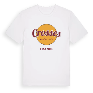 Crosses cirkel t-shirt – ekologisk bomull t-shirt från Pinshirt