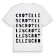Crotelles ordlek t-shirt