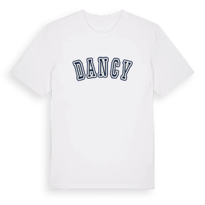 Dancy college t-shirt – ekologisk bomull t-shirt från Pinshirt