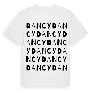 Dancy ordlek t-shirt – ekologisk bomull t-shirt från Pinshirt