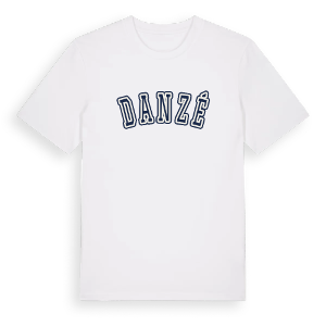Danzé college t-shirt – ekologisk bomull t-shirt från Pinshirt