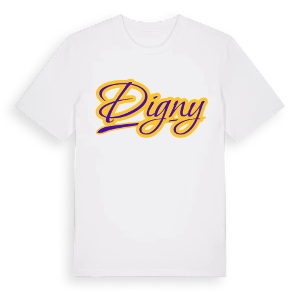 Digny baseball t-shirt – ekologisk bomull t-shirt från Pinshirt