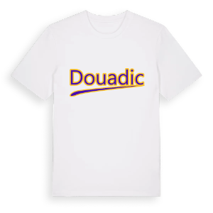 Douadic baseball t-shirt – ekologisk bomull t-shirt från Pinshirt