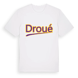 Droué baseball t-shirt – ekologisk bomull t-shirt från Pinshirt