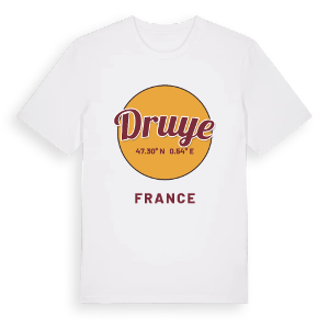 Druye cirkel t-shirt – ekologisk bomull t-shirt från Pinshirt