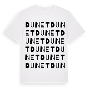 Dunet ordlek t-shirt – ekologisk bomull t-shirt från Pinshirt