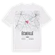 Écueillé karta t-shirt