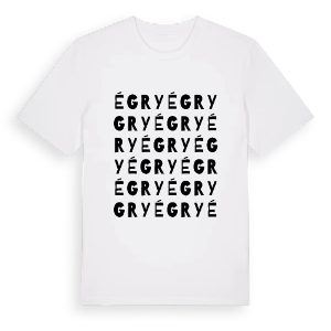 Égry ordlek t-shirt – ekologisk bomull t-shirt från Pinshirt