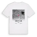 Eure-et-Loir karta t-shirt