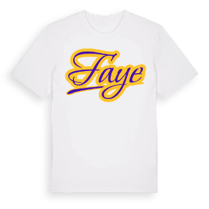 Faye baseball t-shirt – ekologisk bomull t-shirt från Pinshirt