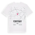 Fontenay karta t-shirt