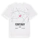 Fontenay karta t-shirt