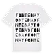Fontenay ordlek t-shirt