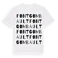 Fontgombault ordlek t-shirt