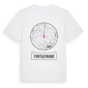 Fontguenand t-shirt – ekologisk bomull t-shirt från Pinshirt