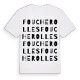 Foucherolles ordlek t-shirt