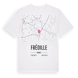 Frédille karta t-shirt – ekologisk bomull t-shirt från Pinshirt
