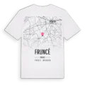 Fruncé karta t-shirt