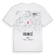 Fruncé karta t-shirt