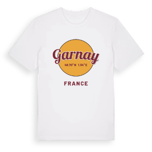 Garnay cirkel t-shirt – ekologisk bomull t-shirt från Pinshirt